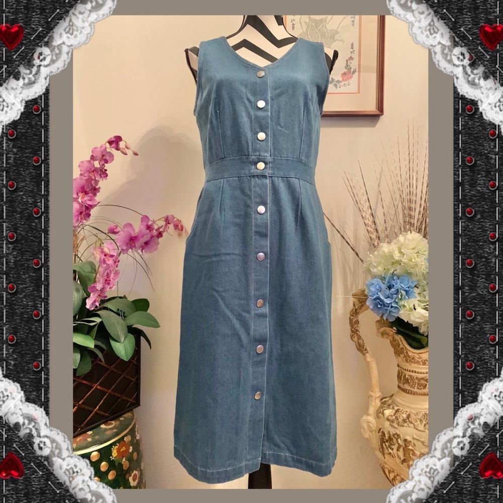 Movint Button Down Denim Dress